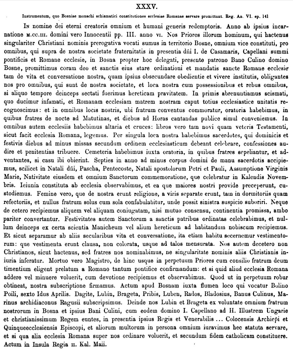A printed page of dense Latin text under a numbered heading.