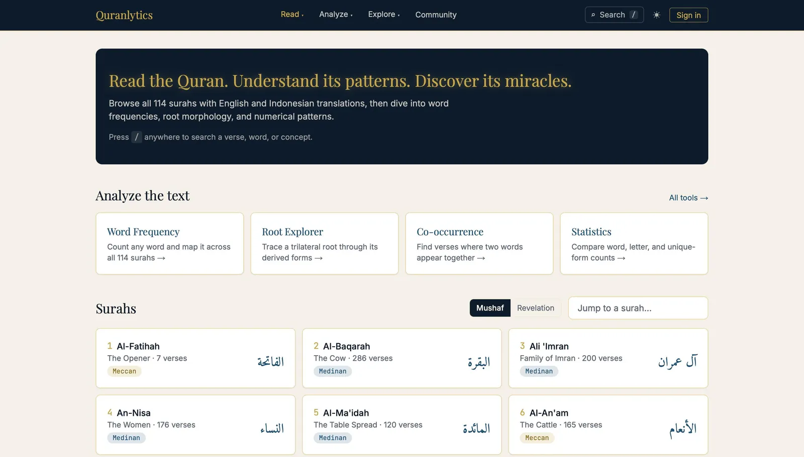 Quranlytics